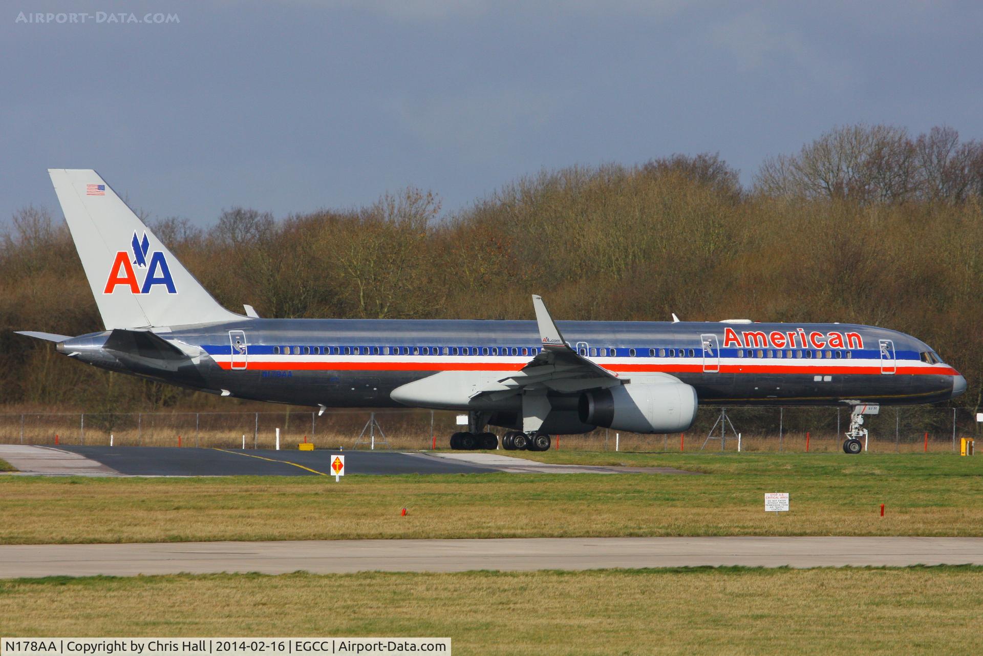 N178AA, 2002 Boeing 757-223 C/N 32398, American Airlines