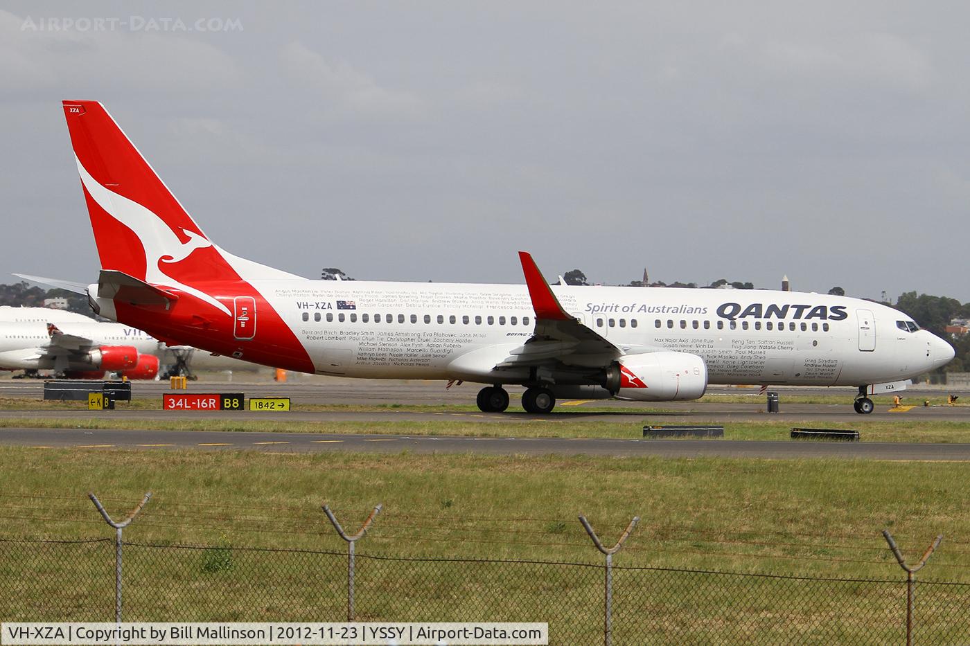 VH-XZA, 2012 Boeing 737-838 C/N 39367, 