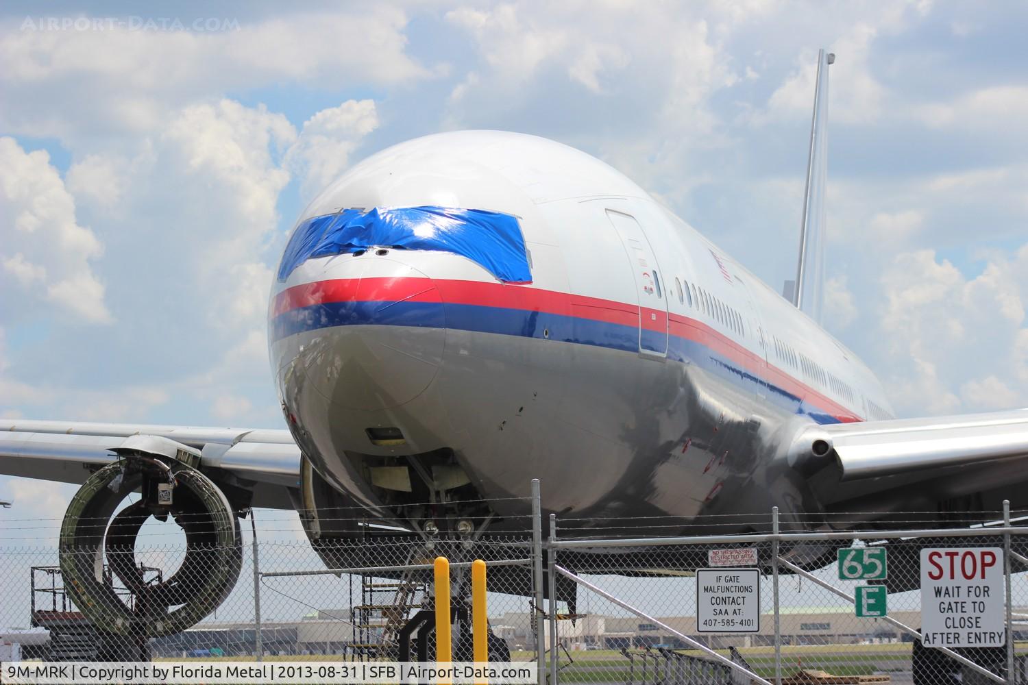 9M-MRK, 1999 Boeing 777-2H6/ER C/N 28418, Malaysia Airlines 777-200 getting scrapped