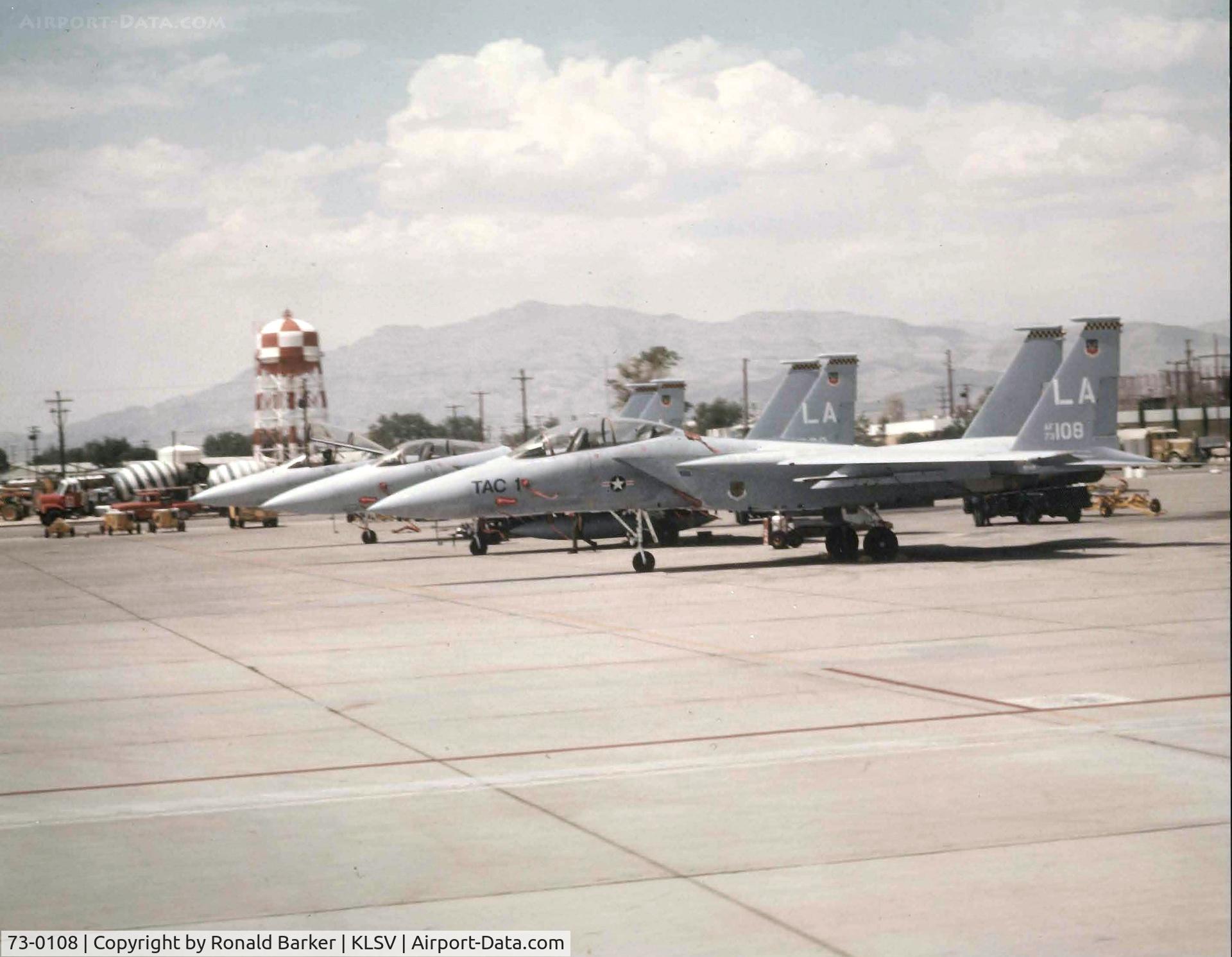 73-0108, 1973 McDonnell Douglas F-15B Eagle C/N 0021, TAC-1 at Luke AFB