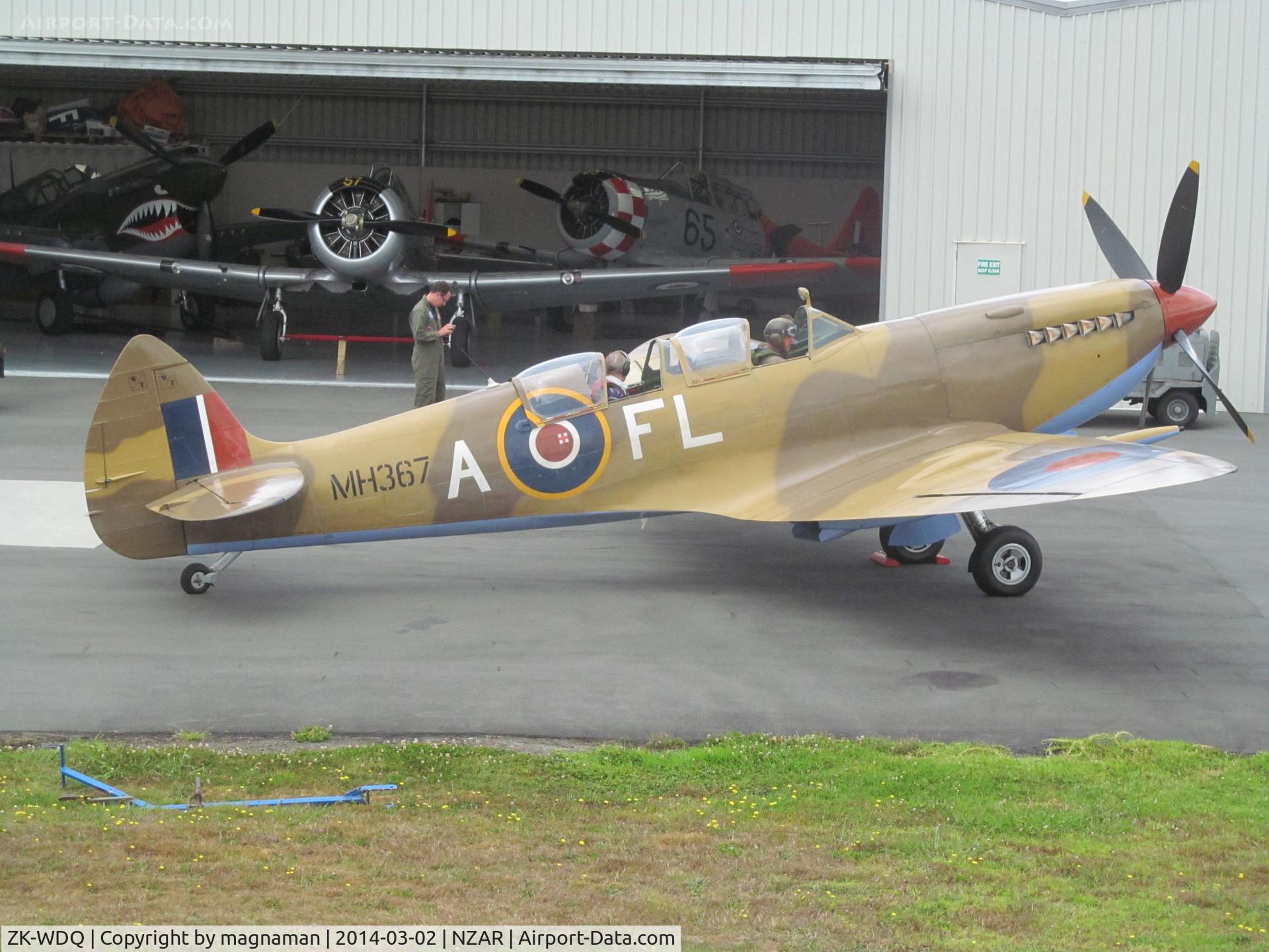 ZK-WDQ, Supermarine 509 Spitfire TR.IX C/N CBAF.5487, other side view