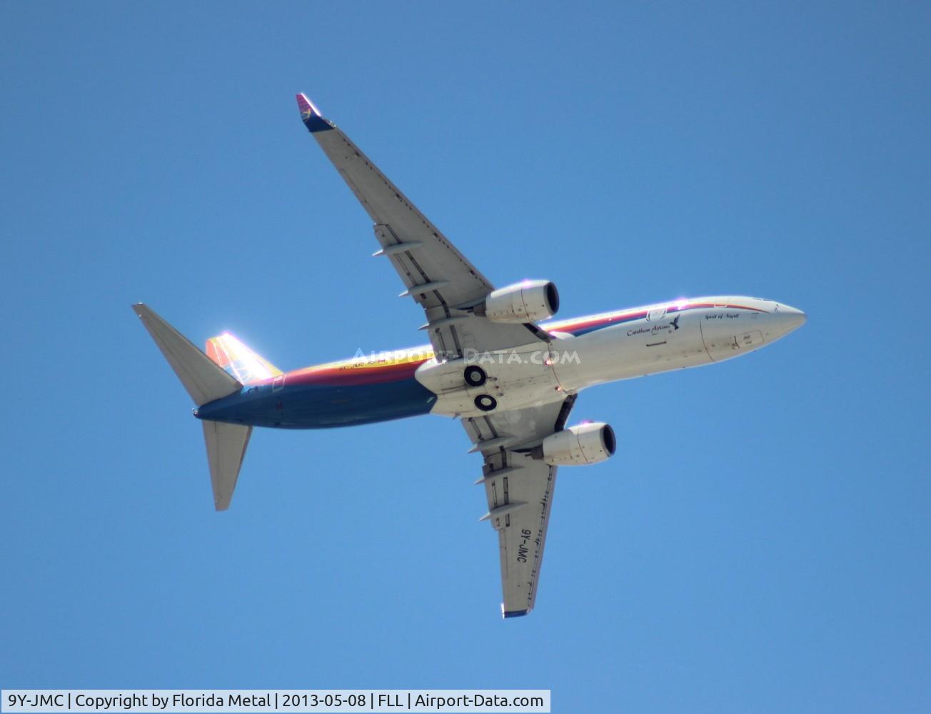 9Y-JMC, 2002 Boeing 737-8Q8 C/N 28252, Air Jamaica 737-800 doing a go around at FLL