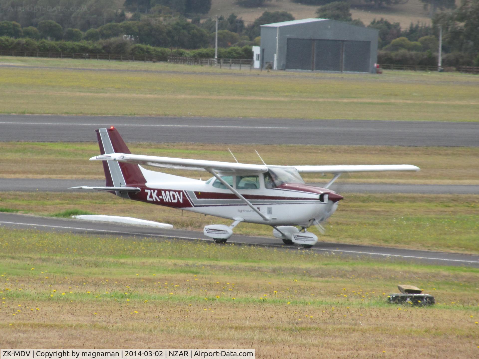 ZK-MDV, 1979 Cessna 172N C/N 17273249, Just landed