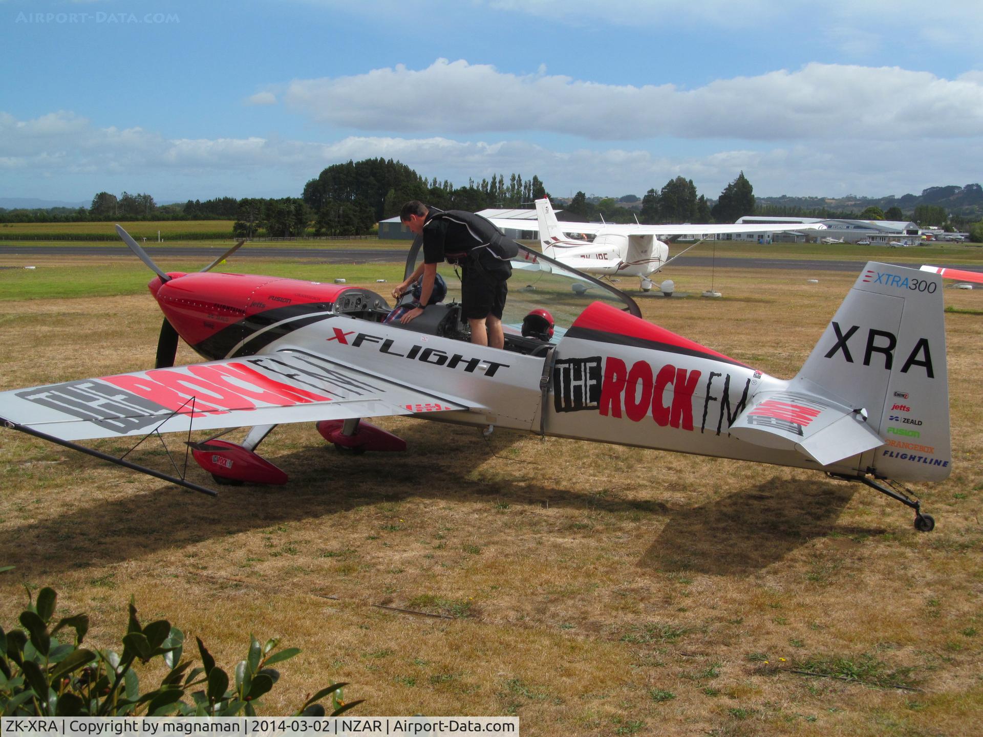 ZK-XRA, Extra EA-300L C/N 85, Does this guy know what is in store for him?