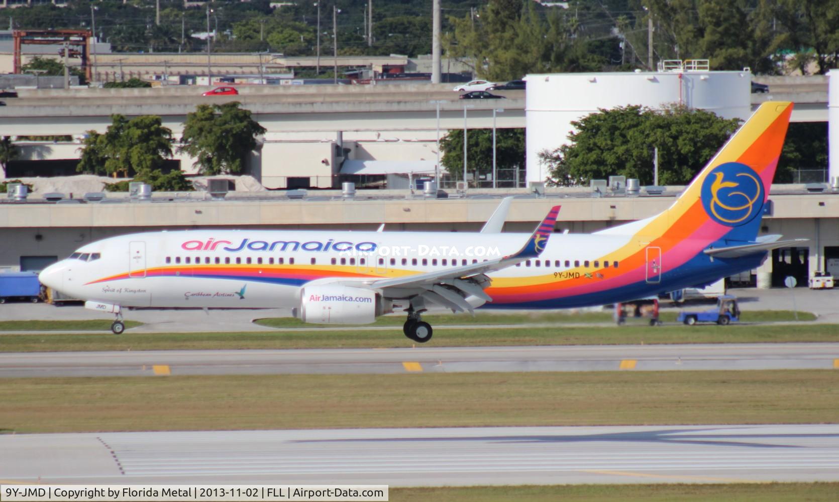 9Y-JMD, 2007 Boeing 737-8Q8 C/N 30720, Air Jamaica 737-800