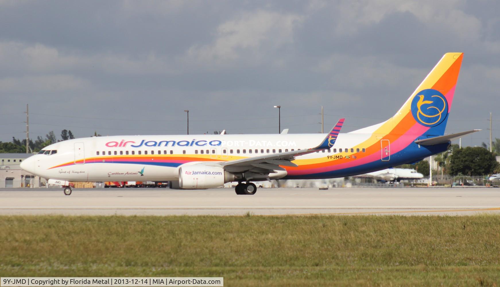 9Y-JMD, 2007 Boeing 737-8Q8 C/N 30720, Air Jamaica 737-800