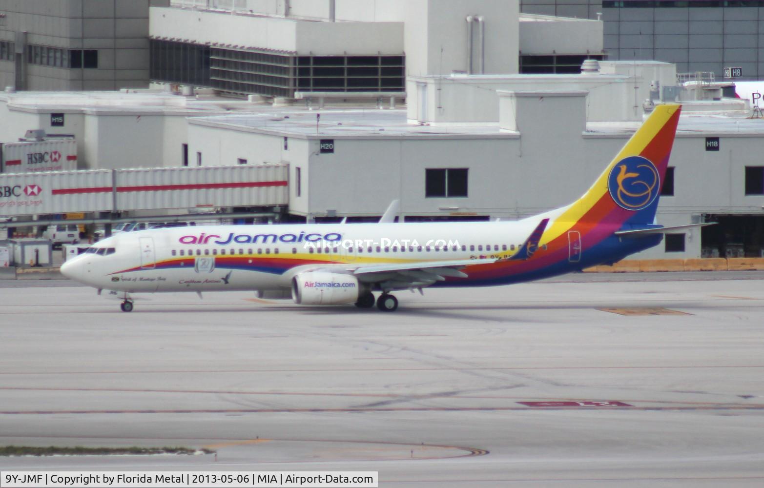 9Y-JMF, 2007 Boeing 737-8Q8 C/N 30730, Air Jamaica 737-800