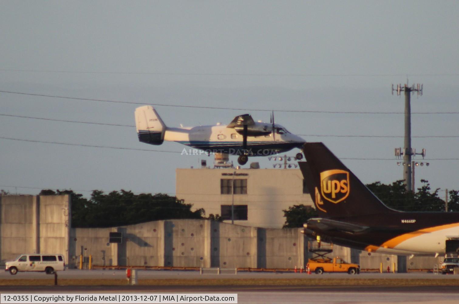12-0355, PZL-Mielec C-145A Skytruck C/N Not found 12-0355, PZL C-145A, US Special Forces believed to be used in Colombia licensed built Antonov 28 by Poland.  I was not aware this type existed until I saw it land one evening in MIA