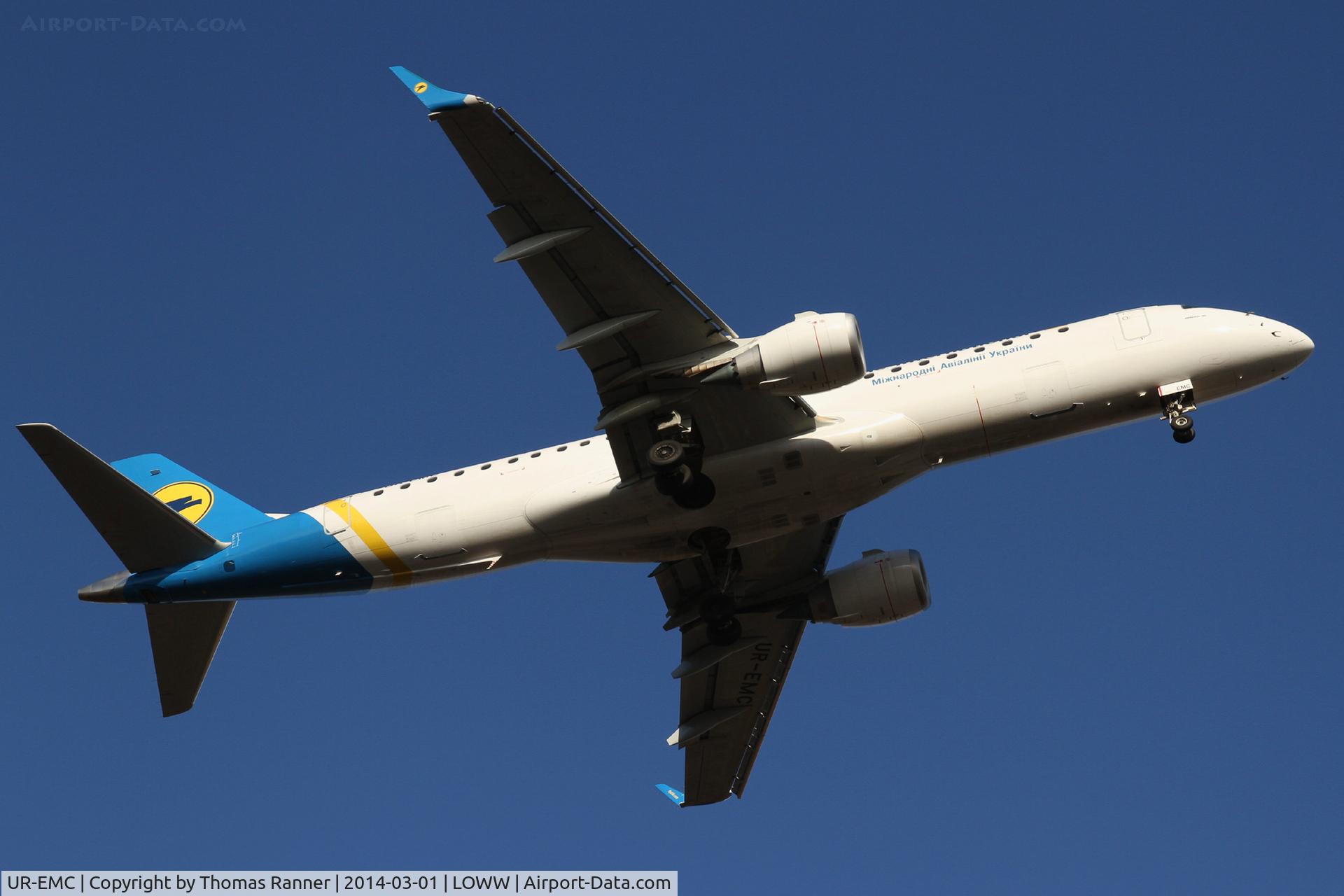 UR-EMC, 2013 Embraer 190STD (ERJ-190-100) C/N 19000589, Ukraine International Emb190