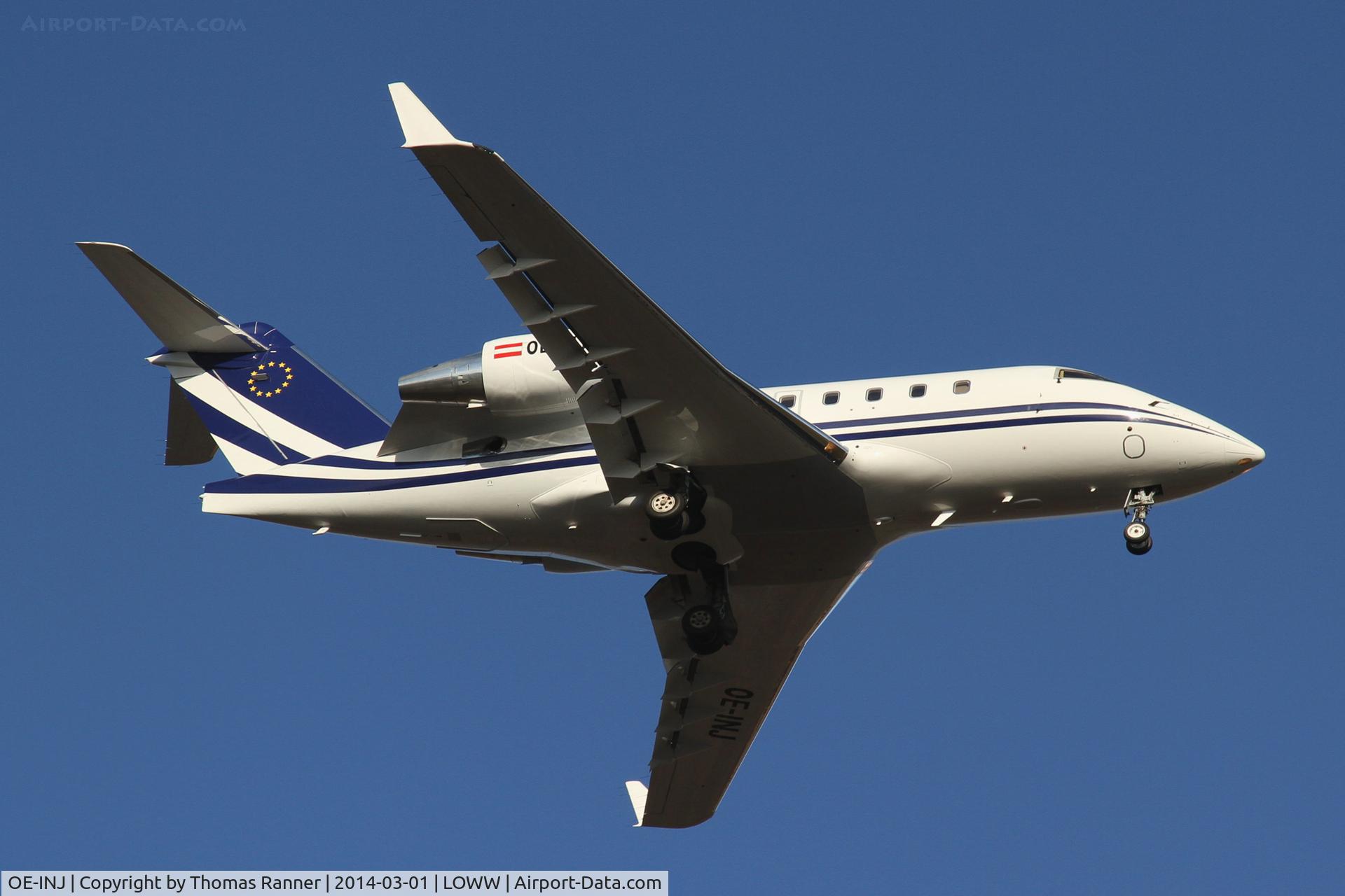 OE-INJ, 1999 Bombardier Challenger 604 (CL-600-2B16) C/N 5435, Cl-604