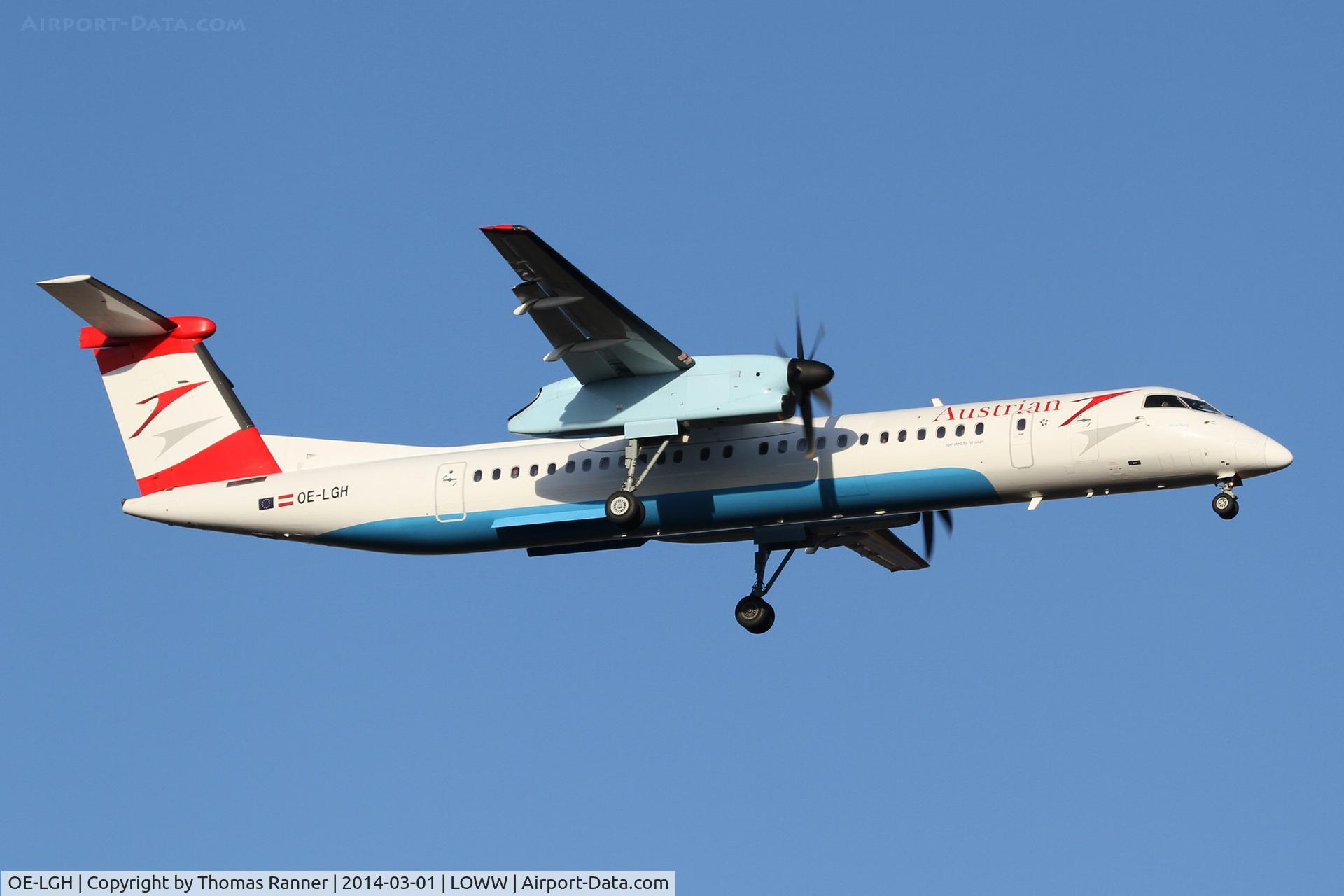 OE-LGH, 2002 De Havilland Canada DHC-8-402Q Dash 8 C/N 4075, Austrian DHC-8