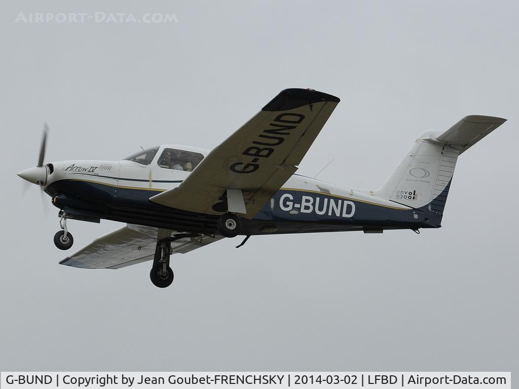 G-BUND, 1980 Piper PA-28RT-201T Turbo Arrow IV C/N 28R-8031107, landing 23