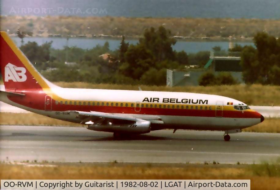 OO-RVM, 1981 Boeing 737-2Q8 C/N 22453, At the old Athens Airport