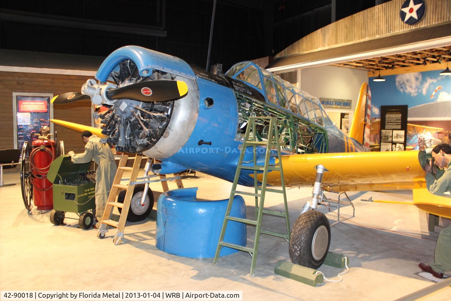 42-90018, 1942 Vultee BT-13B Valiant C/N Not found 42-90018, BT-13B Valiant
