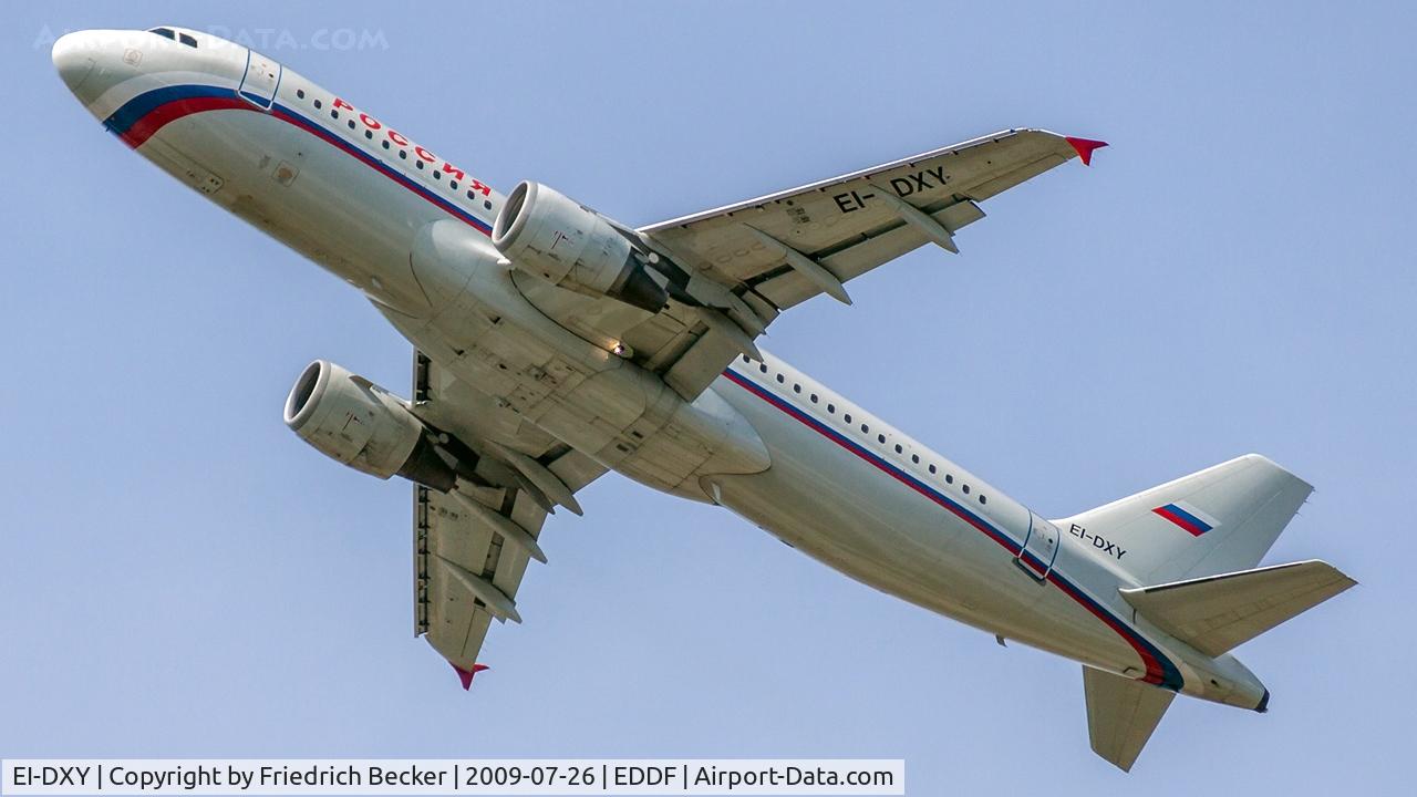 EI-DXY, 1995 Airbus A320-211 C/N 525, departure via RW25L