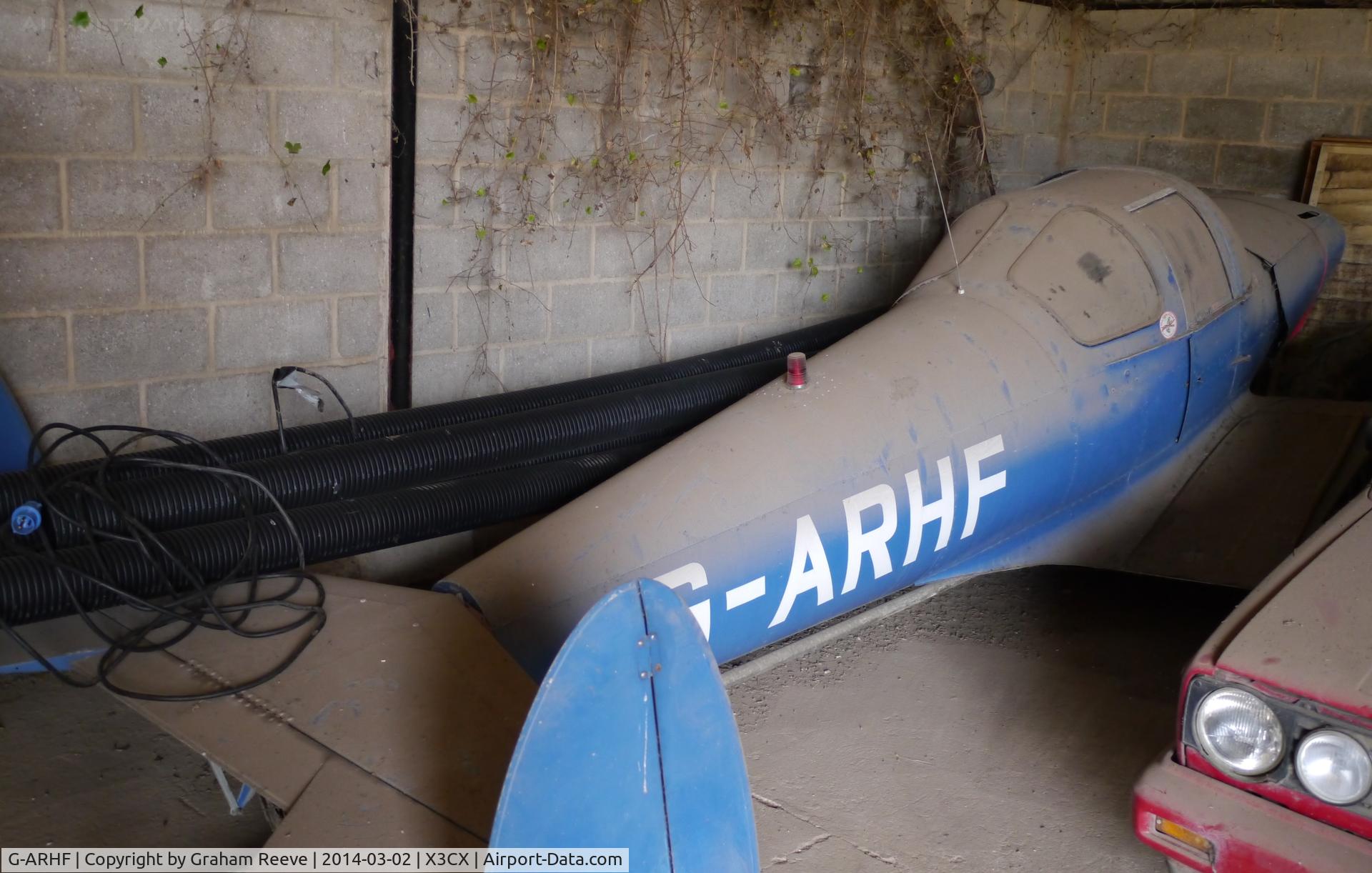 G-ARHF, 1960 Forney F-1A Aircoupe C/N 5737, In store.