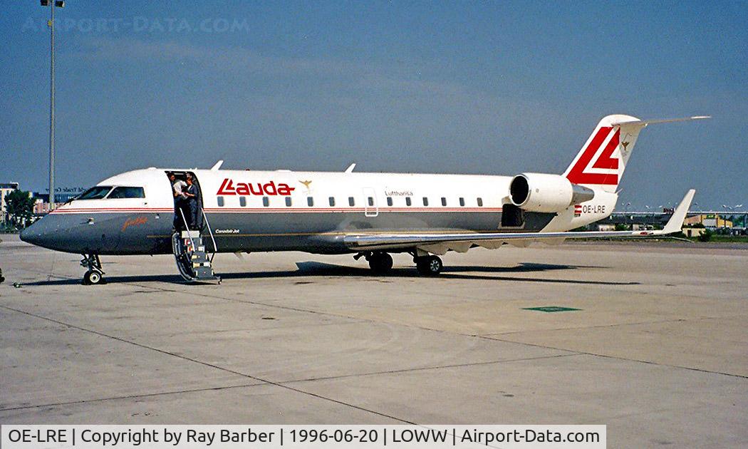 OE-LRE, Canadair CRJ-100LR (CL-600-2B19) C/N 7059, Canadair CRJ-100LR [7059] (Lauda Air) Vienna-Schwechat~OE 20/06/1996