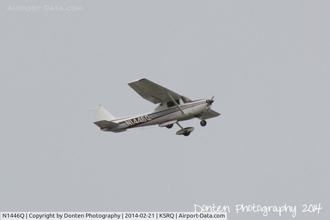 N1446Q, 1971 Cessna 150L C/N 15072746, Cessna Commuter (N1446Q) departs Sarasota-Bradenton International Airport enroute to Page Field Airport