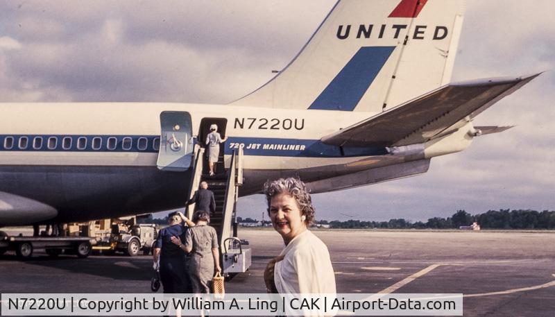 N7220U, 1960 Boeing 720-022 C/N 18073, United Air Lines 720 Jet Mainliner, later owned by Air Ceylon.