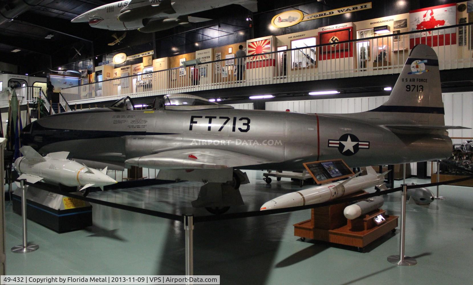 49-432, 1949 Lockheed F-80C-10-LO Shooting Star C/N 080-2176, F-80 Shooting Star at USAF Armament Museum