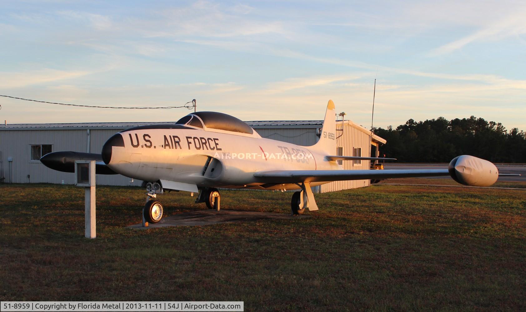 51-8959, 1951 Lockheed T-33A Shooting Star C/N 580-6743, T-33A