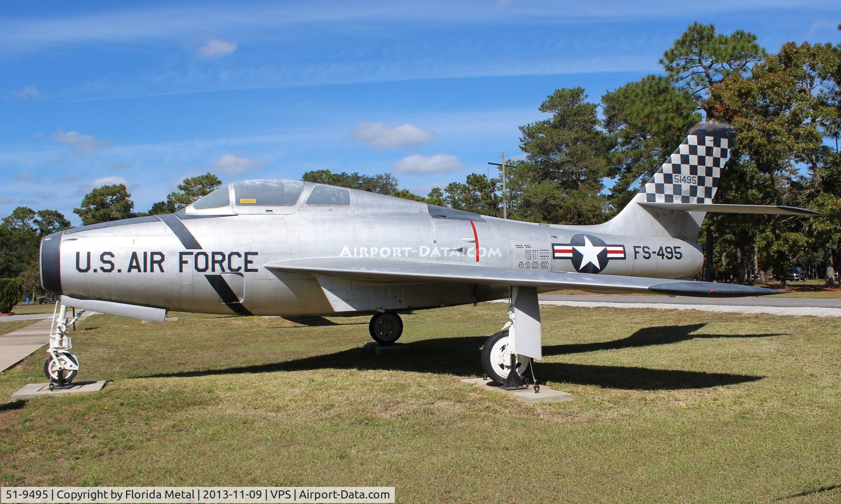 51-9495, 1951 General Motors F-84F-35-GK Thunderstreak C/N Not found 51-9495, F-84F Thundersteak at USAF Armament Museum