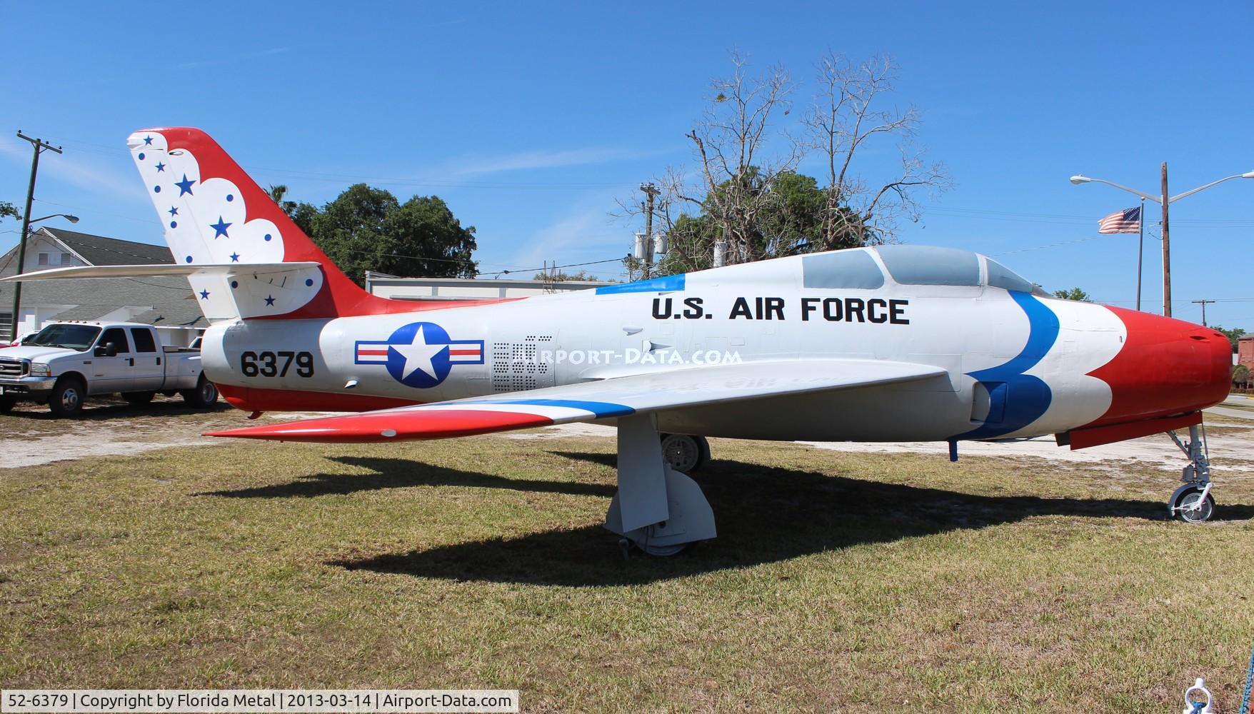 52-6379, 1951 Republic F-84F-30-RE Thunderstreak C/N Not found 51-1797, F-84F Thunderstreak in Wauchula Florida