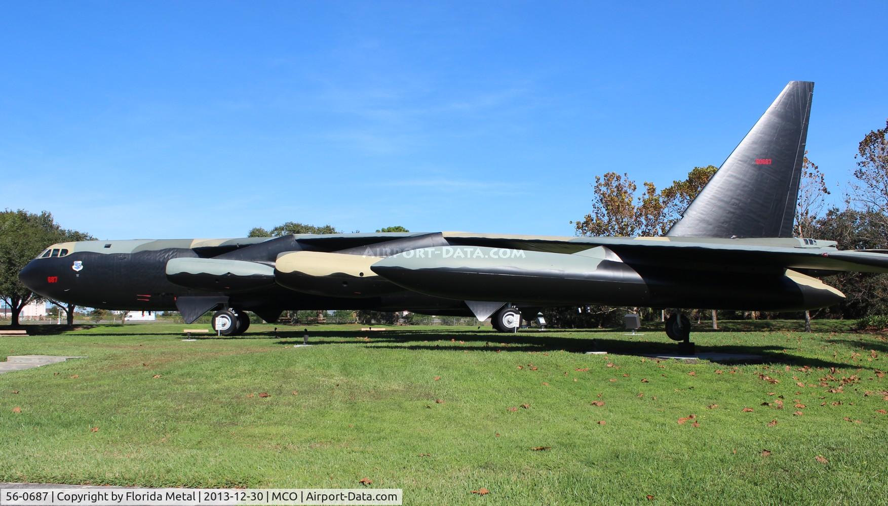56-0687, 1956 Boeing B-52D Stratofortress C/N 464058, B-52D