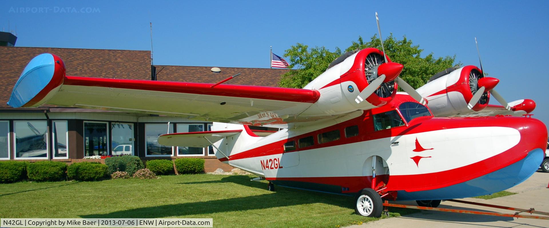 N42GL, 1944 Grumman G-21A Goose C/N B-52, N42GL @ ENW