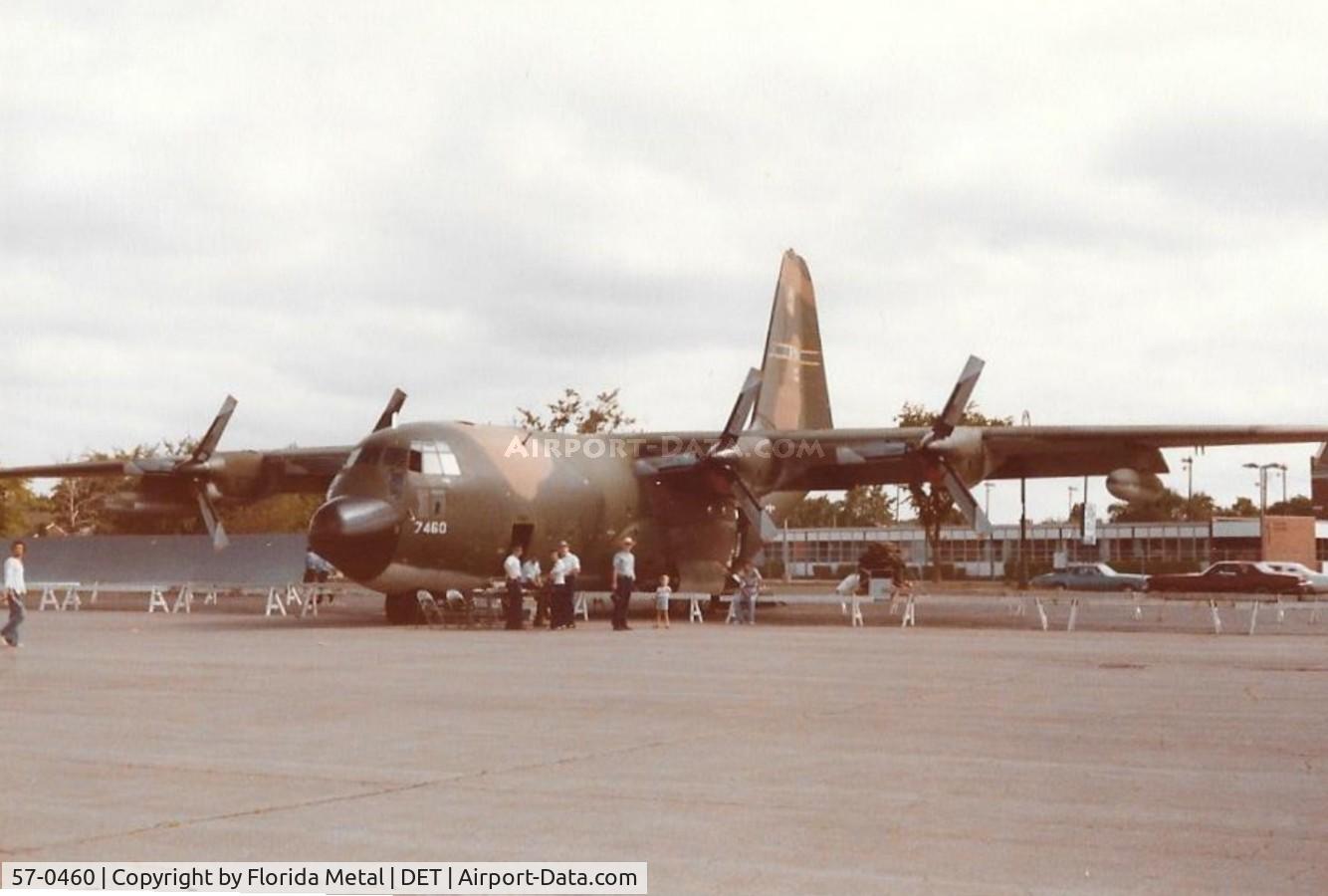 57-0460, 1957 Lockheed C-130A Hercules C/N 182-3167, C-130A Hercules taken by my grandfather Louis Dzialo in 1978 at Detroit City Airport Airshow