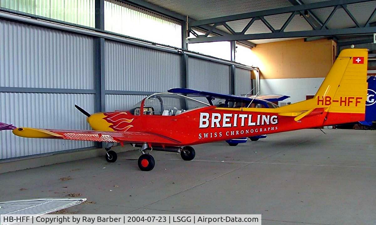 HB-HFF, 1977 FFA AS-202/15 Bravo C/N 107, HB-HFF   FFA AS.202/15-1 Bravo [107] Geneva~HB 23/07/2004