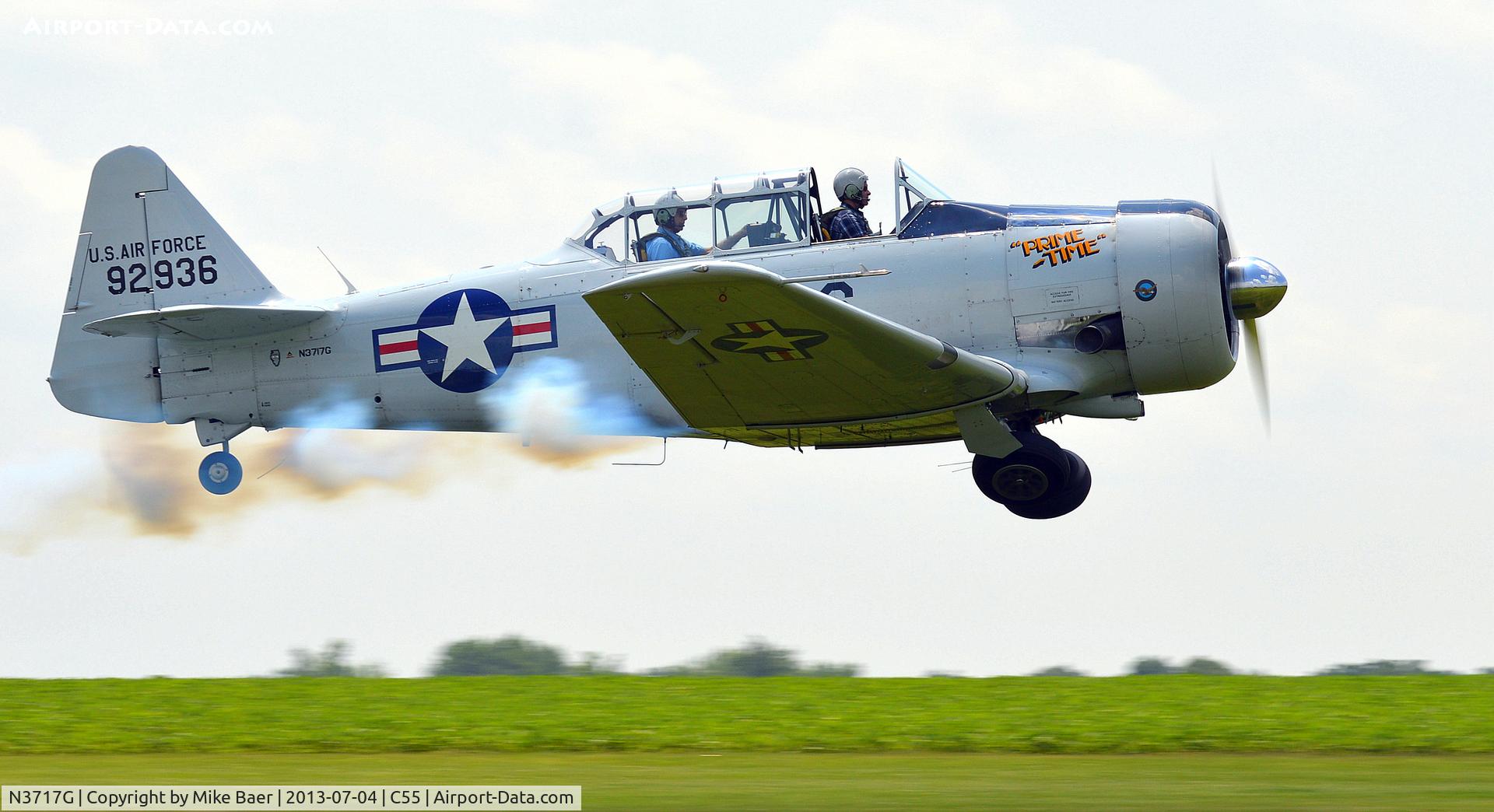 N3717G, North American AT-6G Texan C/N 168-40 (49-2936), N3717G @ C55