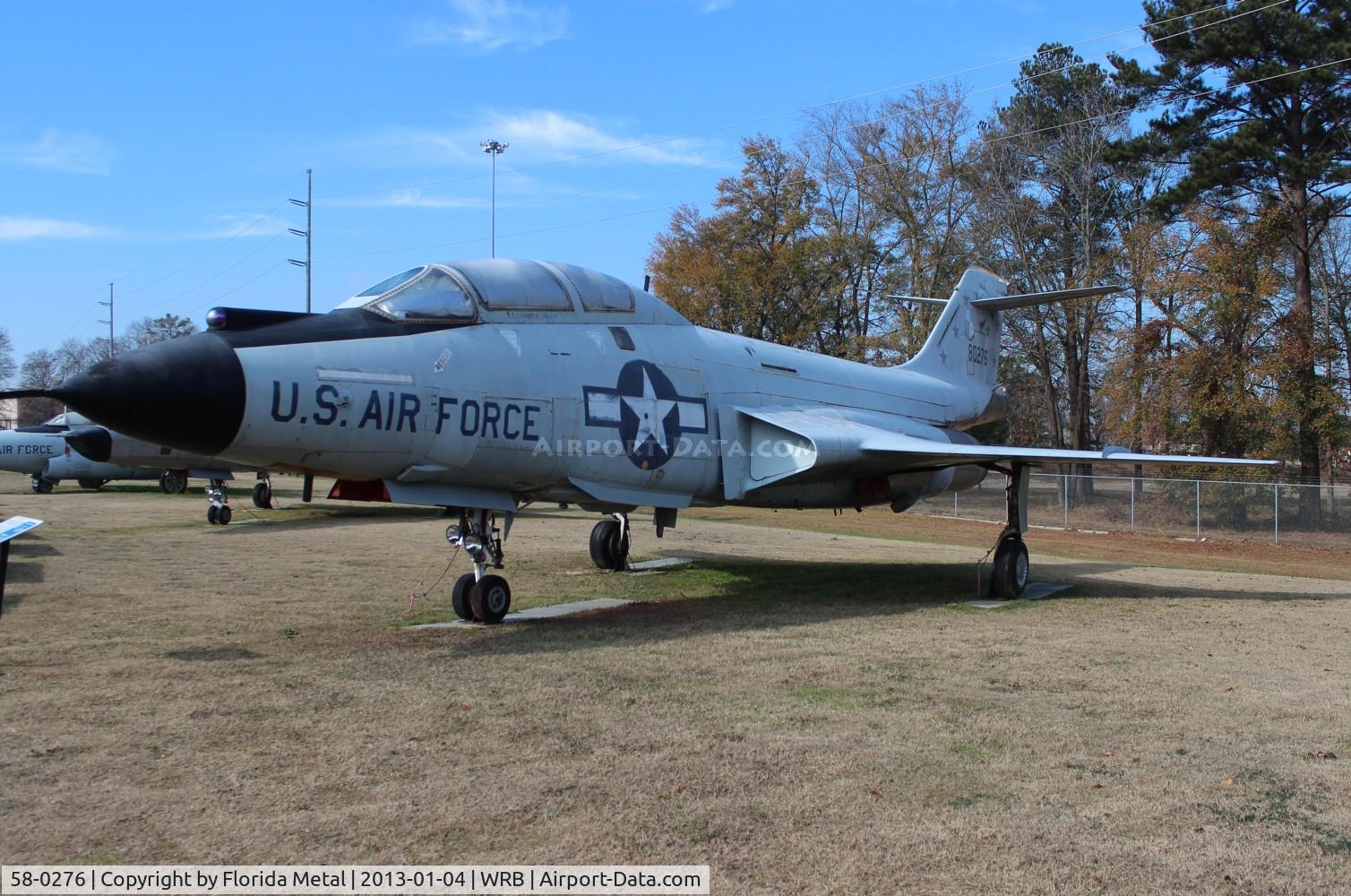 58-0276, 1958 McDonnell F-101F Voodoo C/N 652, F-101F Voodoo