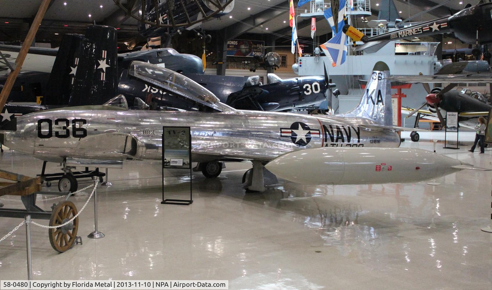 58-0480, 1951 Lockheed T-33B Shooting Star C/N 580-6650, T-33B Shooting Star