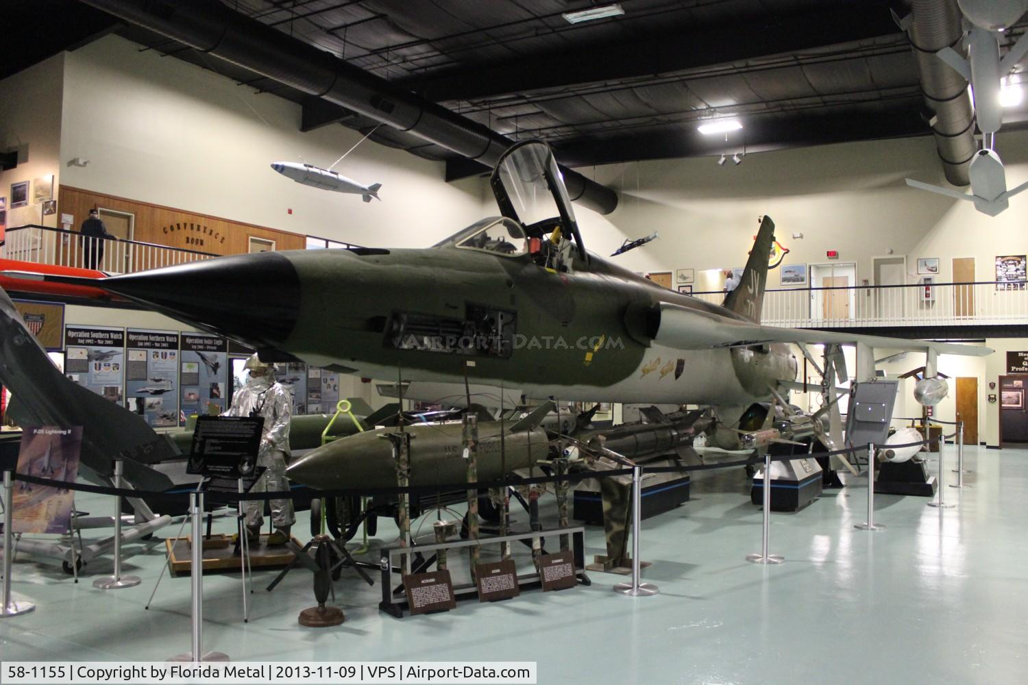 58-1155, 1960 Republic F-105D Thunderchief C/N D10, F-105D Thunderchief at USAF Armament museum
