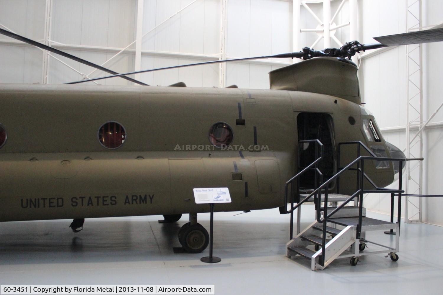 60-3451, 1961 Boeing Vertol CH-47A Chinook C/N B.010, CH-47 Chinook at Ft. Rucker