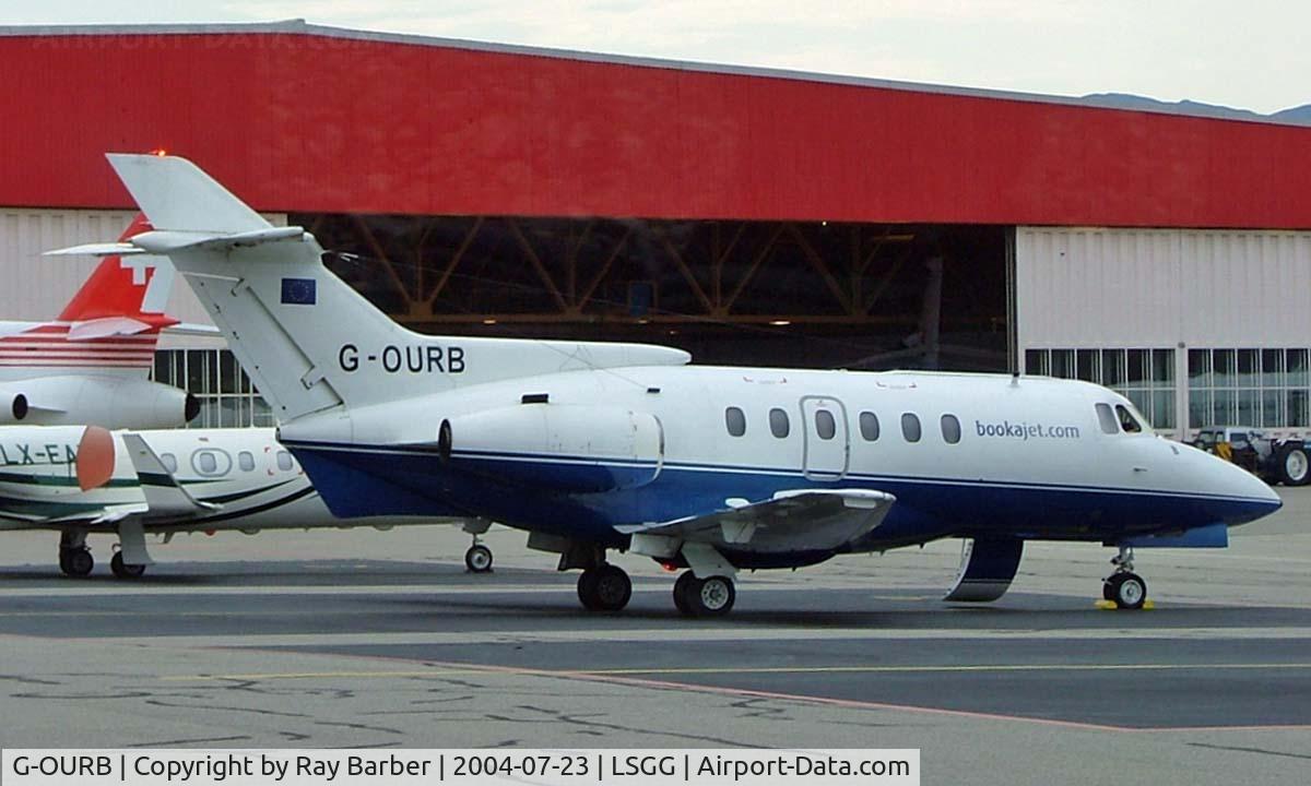G-OURB, 1979 British Aerospace HS.125 Series 700B C/N 257054, G-OURB   Hawker-Siddeley HS.125/700B [257054] (Bookajet.com) Geneva~HB 23/07/2004