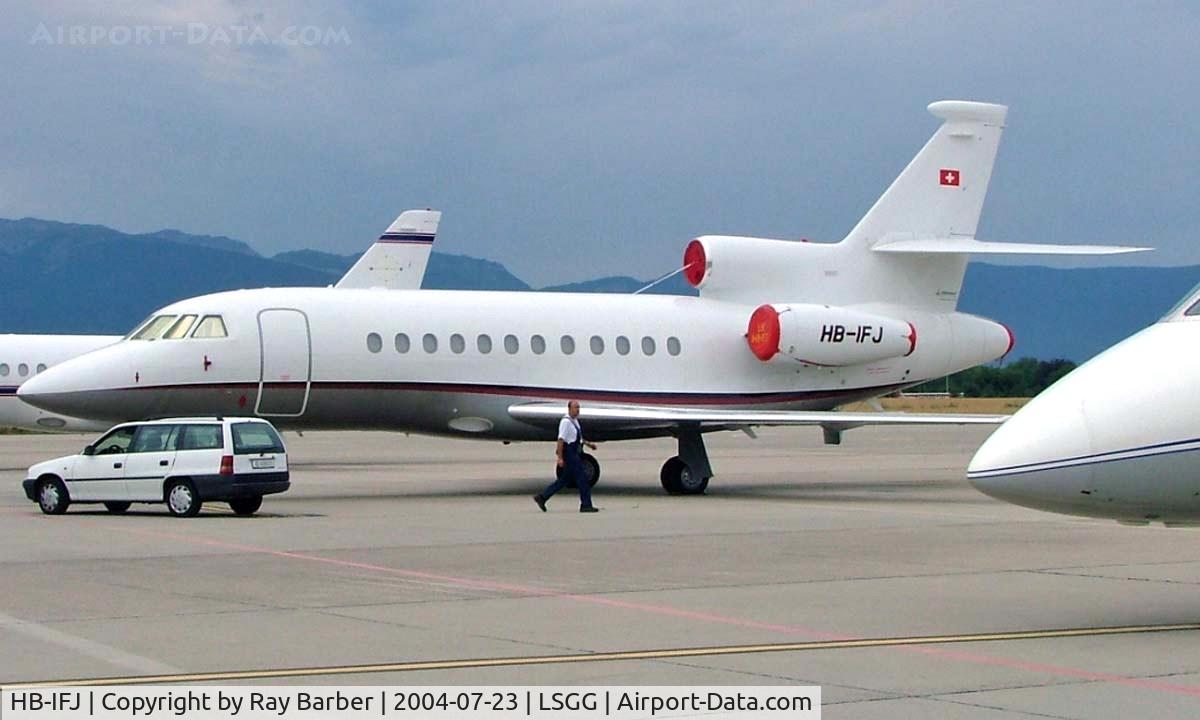 HB-IFJ, Dassault Falcon 900EX C/N 92, Dassault Falcon 900EX [92] Geneva~HB 23/07/2004