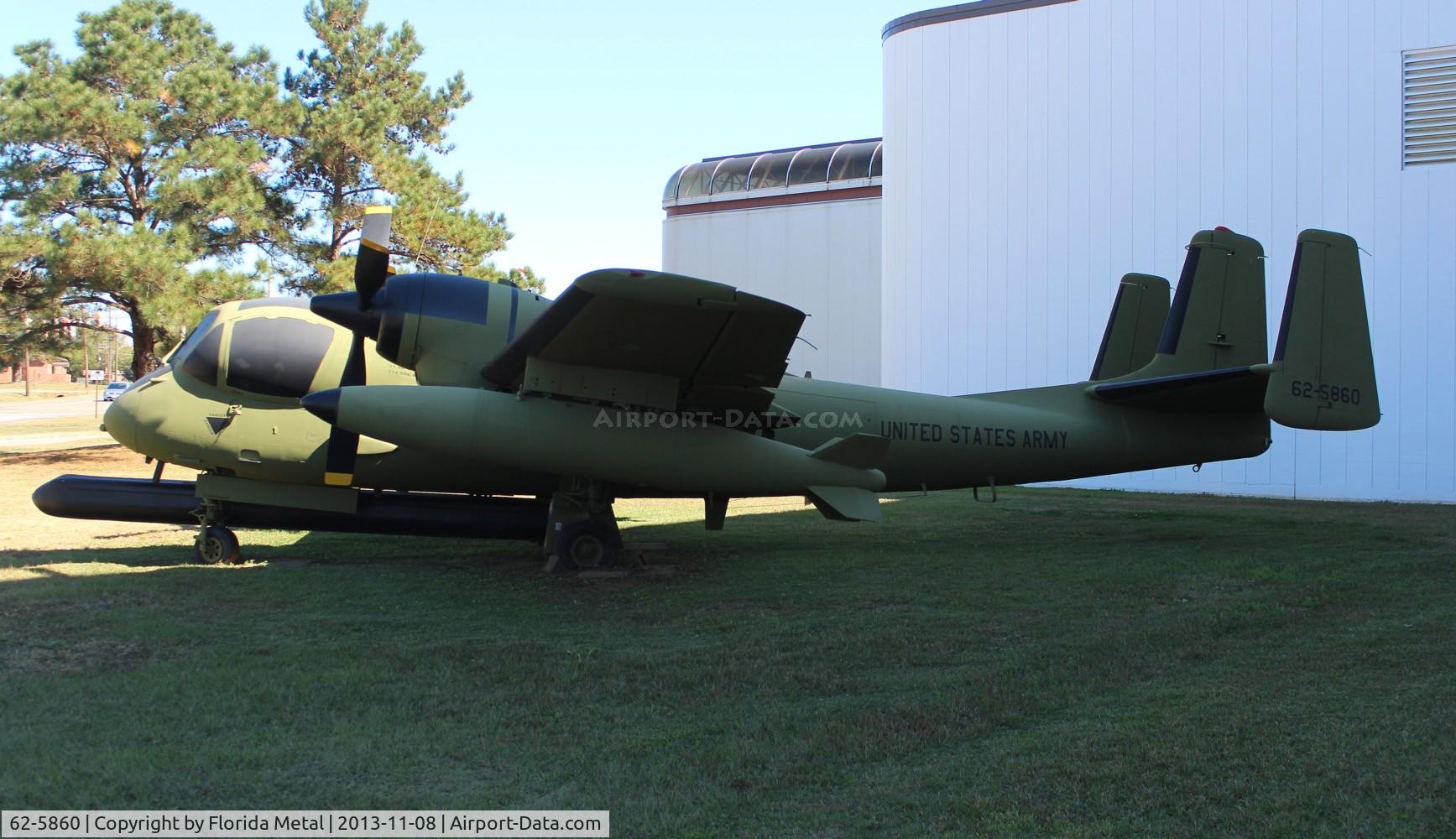 62-5860, 1962 Grumman OV-1B Mohawk C/N 19B, OV-1B Mohawk at US Army Aviation Museum Ft. Rucker