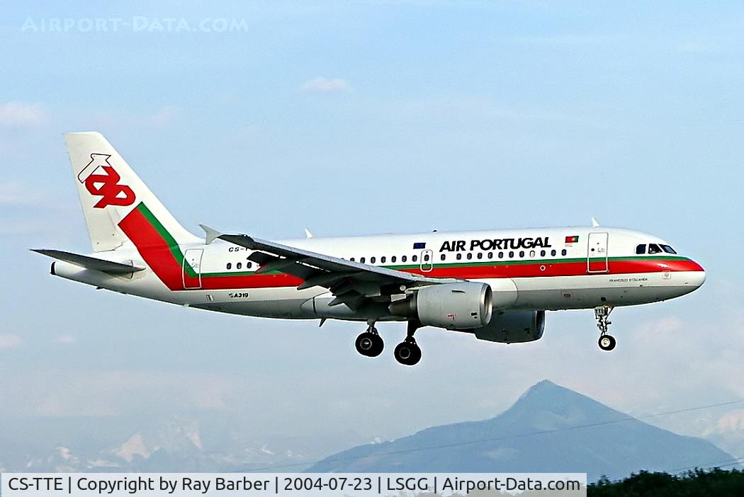 CS-TTE, 1998 Airbus A319-111 C/N 821, Airbus A319-111 [0821] (TAP Air Portugal) Geneva~HB 23/07/2004