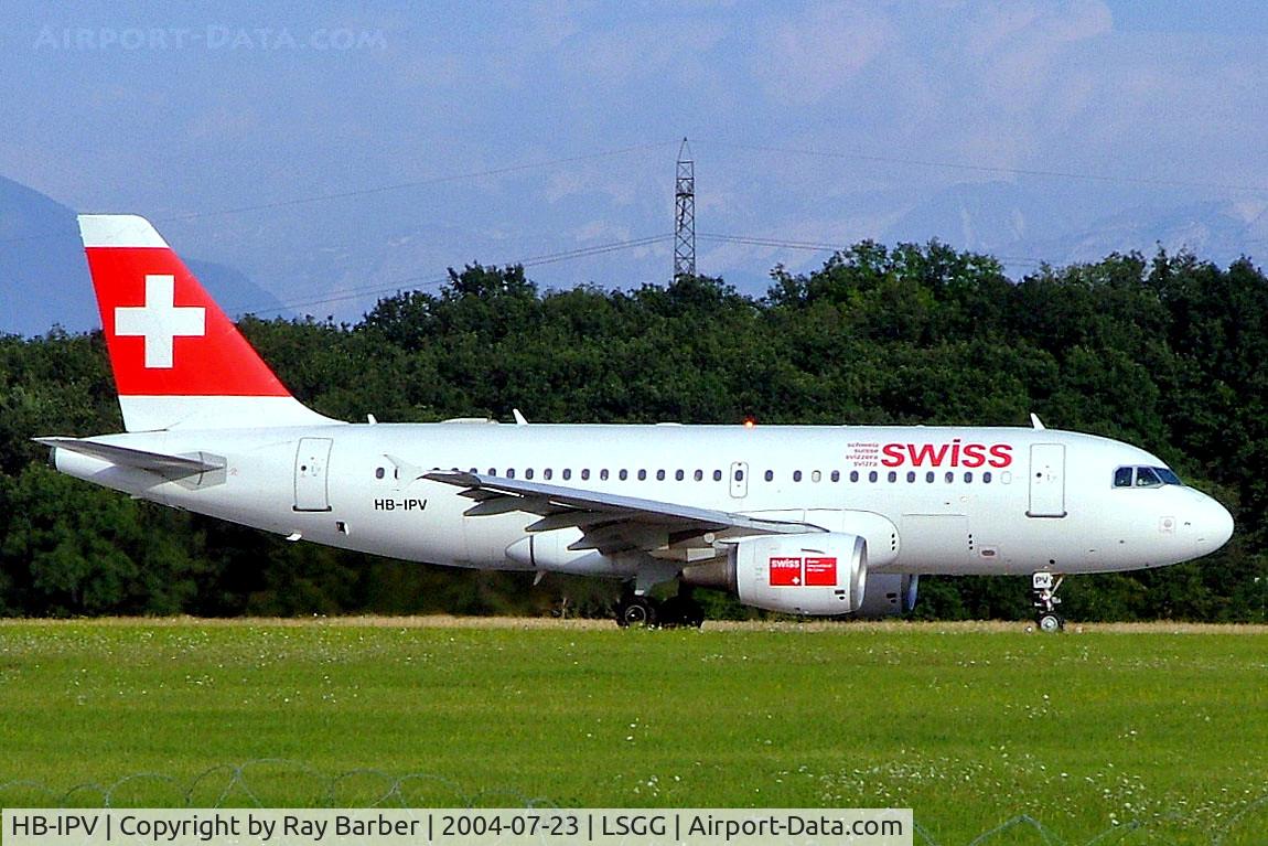 HB-IPV, 1996 Airbus A319-112 C/N 578, Airbus A319-112 [0578] (Swiss International Air Lines) Geneva~HB 23/07/2004