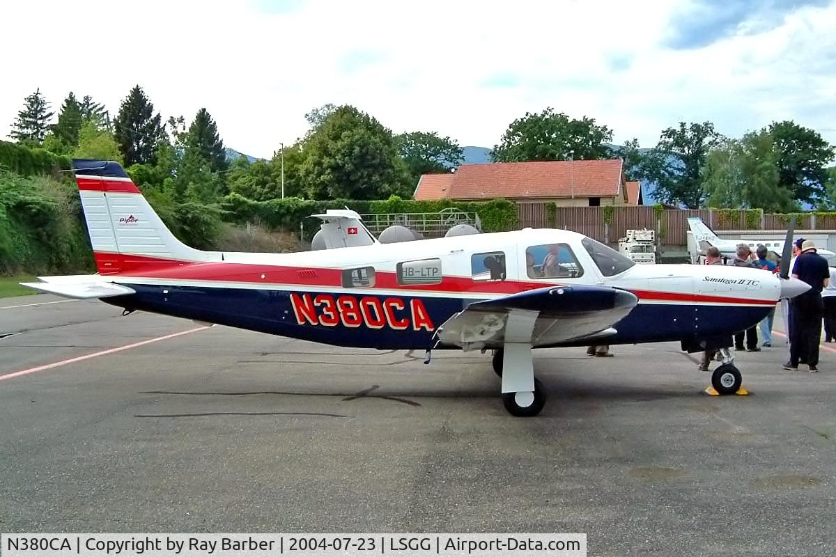 N380CA, 1999 Piper PA-32R-301T Turbo Saratoga C/N 3257080, Piper PA-32R-301T Saratoga II TC [3257080] Geneva~HB 23/07/2004