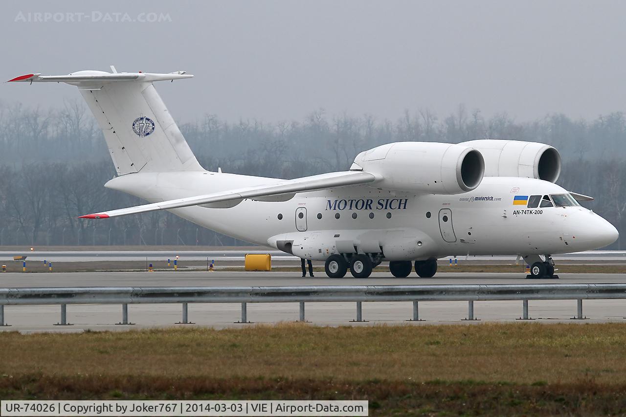 UR-74026, 1992 Antonov An-74-200 C/N 36547096919, Motor Sich