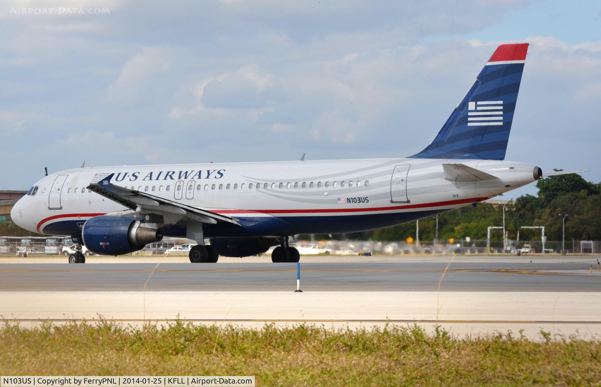 N103US, 1999 Airbus A320-214 C/N 0861, US Airways A320