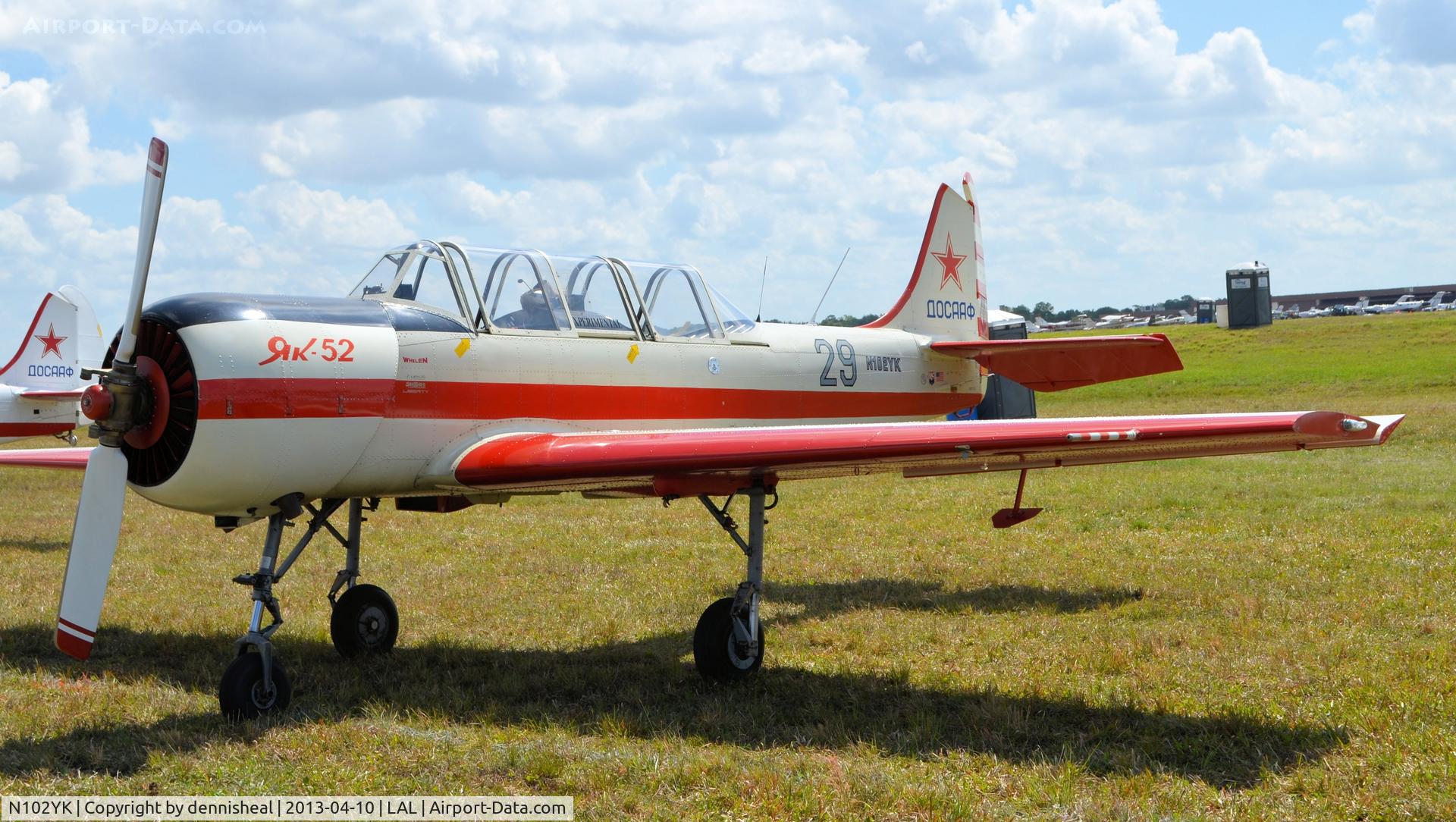 N102YK, 1991 Yakovlev Yak-52 C/N 9111309, 1991 YAKOVLEV YAK-52