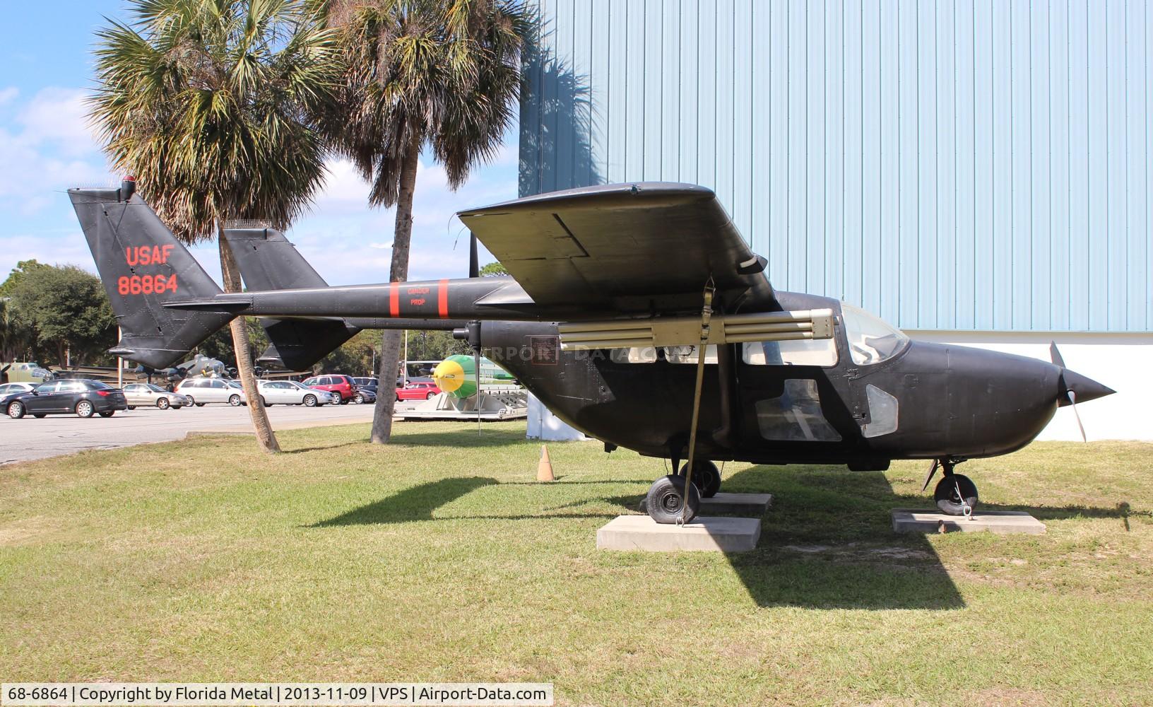 68-6864, 1968 Cessna O-2A Super Skymaster C/N 337M-0153, Cessna O-2A at USAF Armament Museum