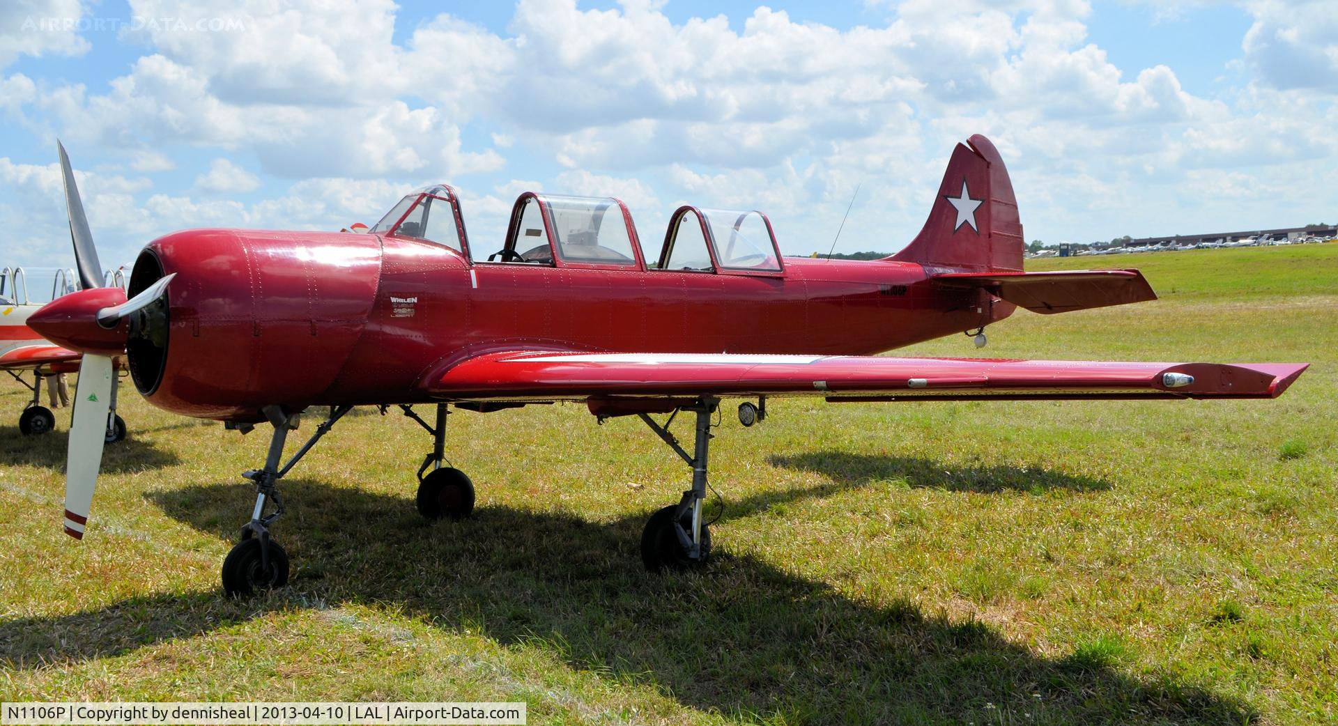 N1106P, 1984 Yakovlev Yak-52 C/N 844411, 1984 YAKOVLEV YAK 52