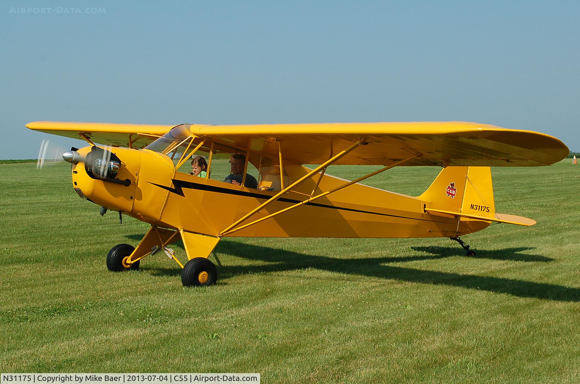 N31175, 1940 Piper J3F-65 C/N 5383, N31175 @ C55
