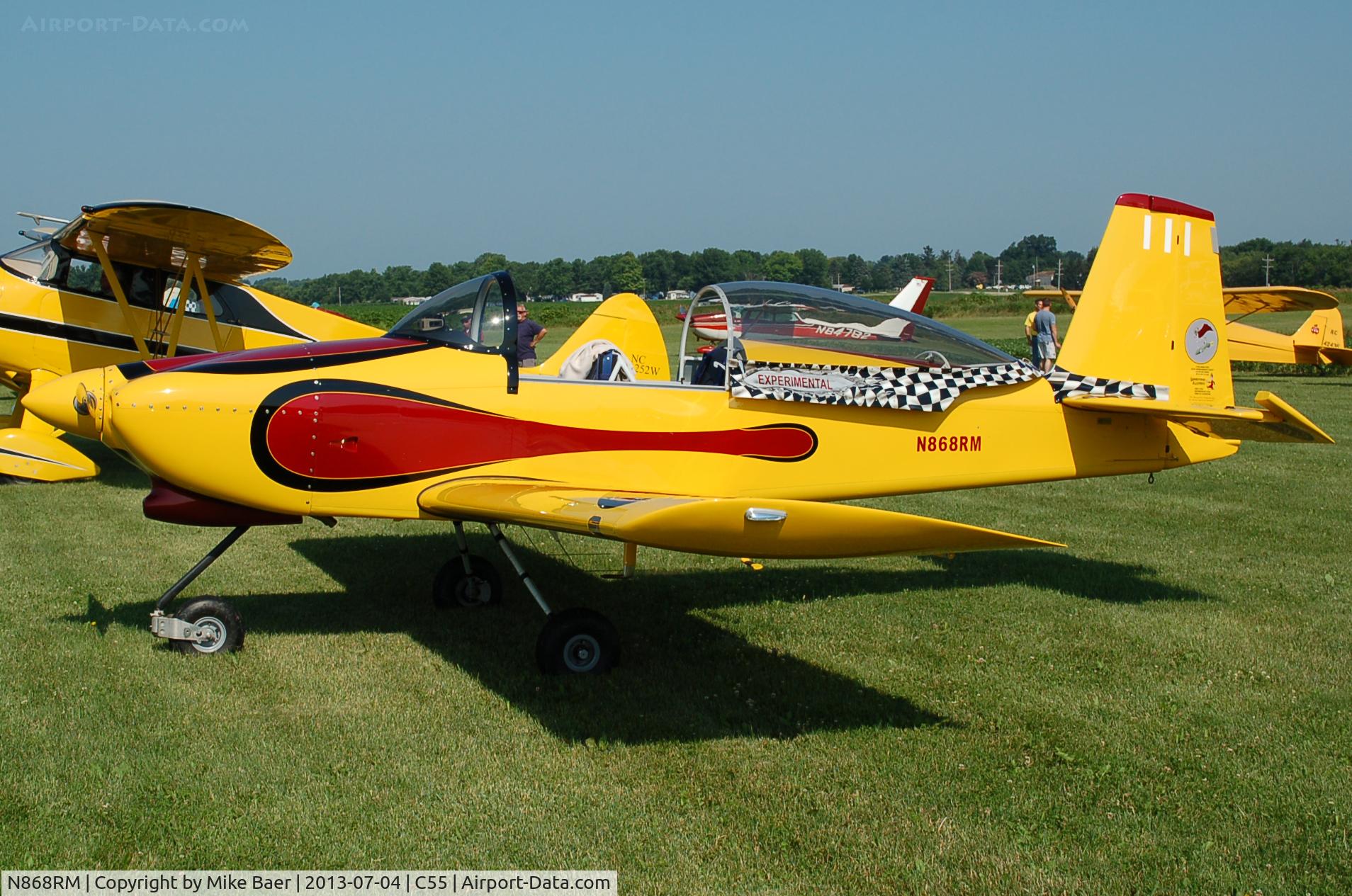 N868RM, 2012 Vans RV-8A C/N 81347, N868RM @ C55