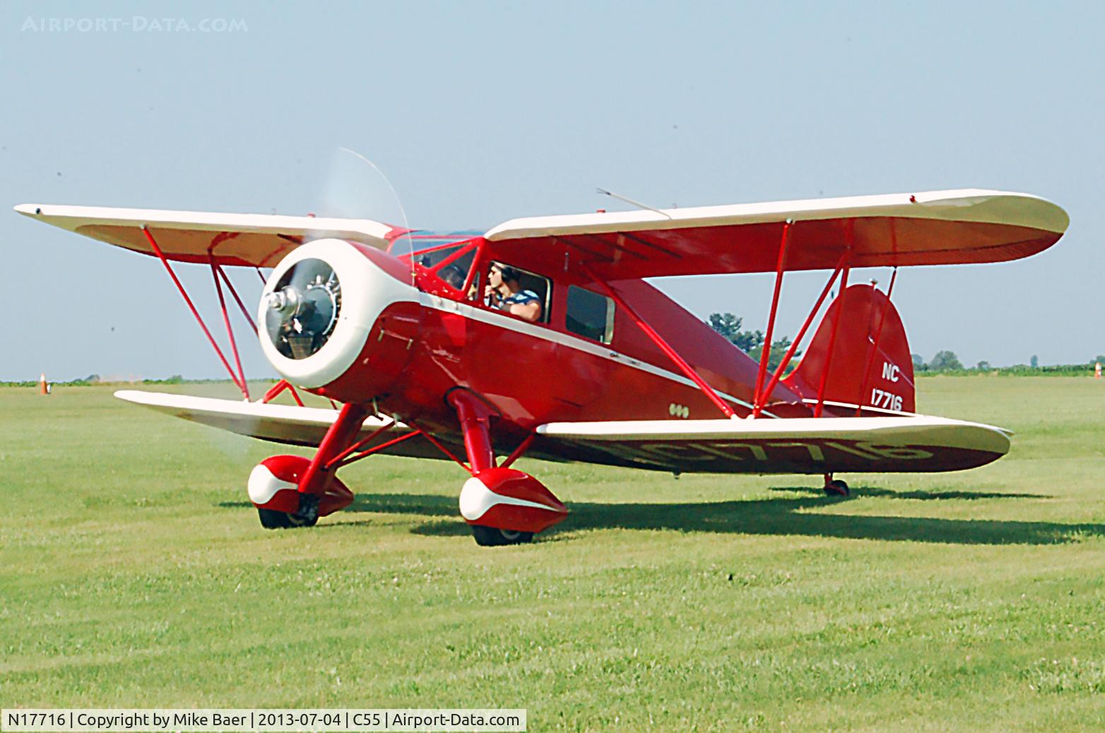 N17716, 1937 Waco YKS-7 C/N 4623, N17716 @ C55